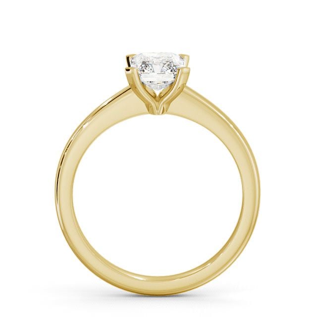 Radiant Diamond Engagement Ring 9K Yellow Gold Solitaire - Brae ENRA5_YG_UP