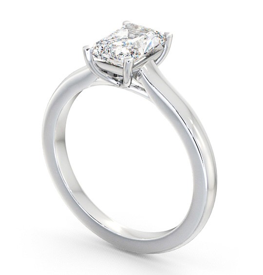 Radiant Diamond Trellis Style Engagement Ring Platinum Solitaire ENRA7_WG_THUMB1 