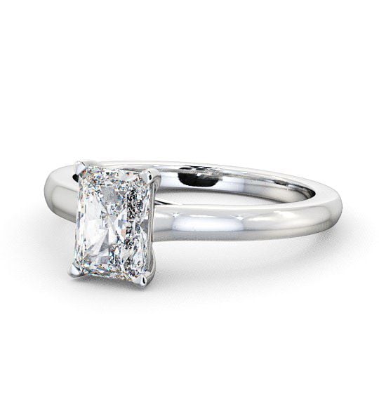 Radiant Diamond Trellis Style Engagement Ring 18K White Gold Solitaire ENRA7_WG_THUMB2 