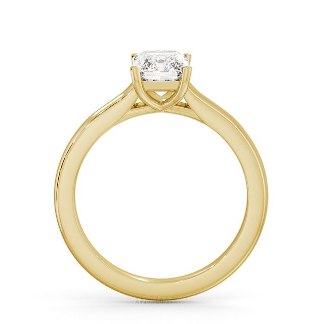 Radiant Diamond Engagement Ring 9K Yellow Gold Solitaire - Bayles ENRA7_YG_UP