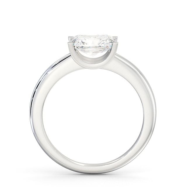 Radiant Diamond Engagement Ring 18K White Gold Solitaire - Heage ENRA8_WG_UP