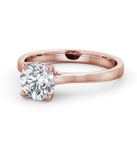  Round Diamond Engagement Ring 9K Rose Gold Solitaire - Darina ENRD103_RG_THUMB2 