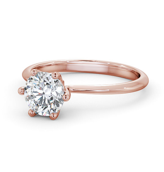 Galway Round Diamond Engagement Ring Six Claw Solitaire ENRD105_RG_THUMB2 