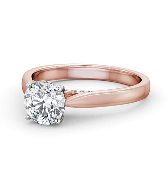 Berry Round Diamond Engagement Ring With Set Bridge ENRD106_RWG_THUMB2 