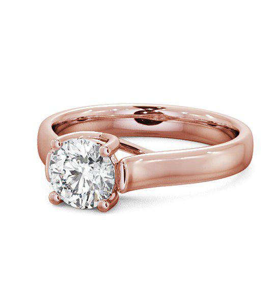  Round Diamond Engagement Ring 9K Rose Gold Solitaire - Heriot ENRD10_RG_THUMB2 