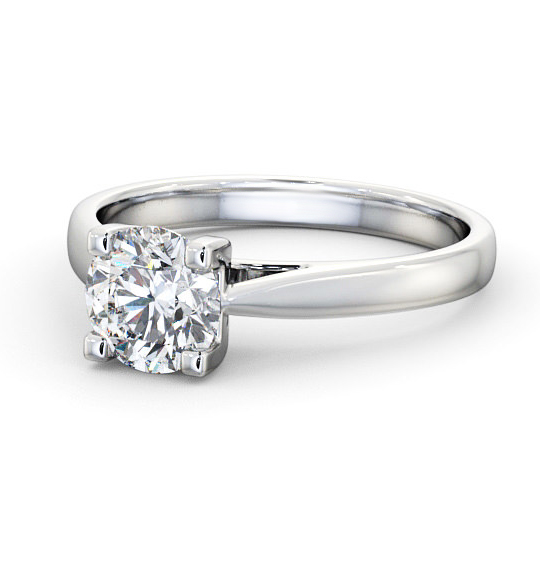 Halton Round Diamond Engagement Ring Modern Style ENRD110_WG_THUMB2 