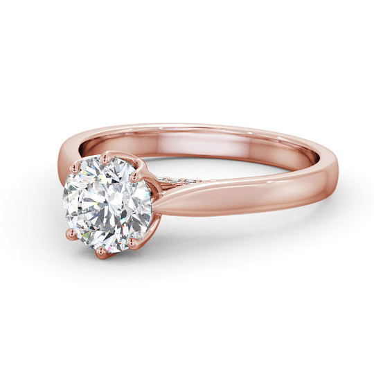 Lelia Round Diamond Engagement Ring With Set Bridge ENRD116_RG_THUMB2 