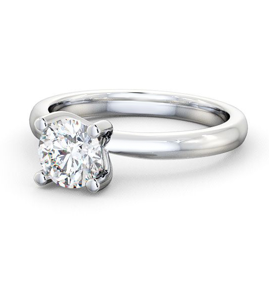 Balvenie Round Diamond Engagement Ring Crossover ENRD11_WG_THUMB2 