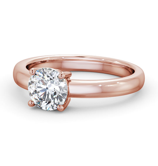 Maura Round Diamond Engagement Ring Low Set ENRD124_RG_THUMB2 