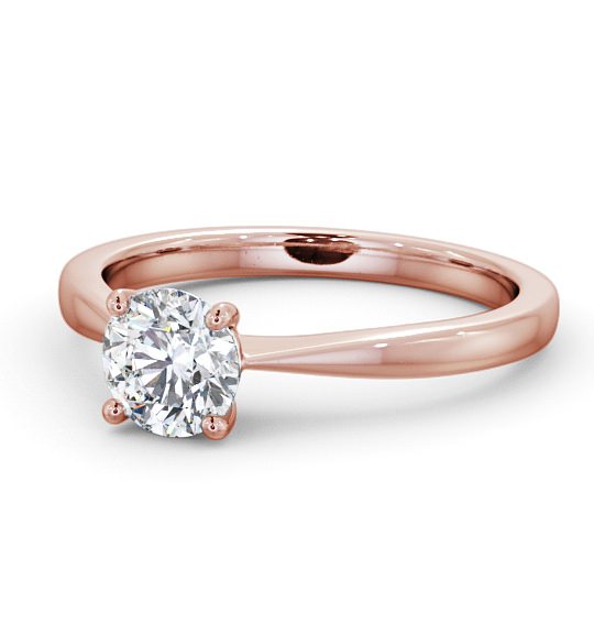  Round Diamond Engagement Ring 9K Rose Gold Solitaire - Corby ENRD130_RG_THUMB2 