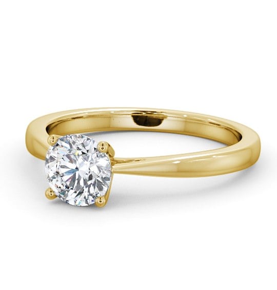  Round Diamond Engagement Ring 9K Yellow Gold Solitaire - Glenoe ENRD131_YG_THUMB2 