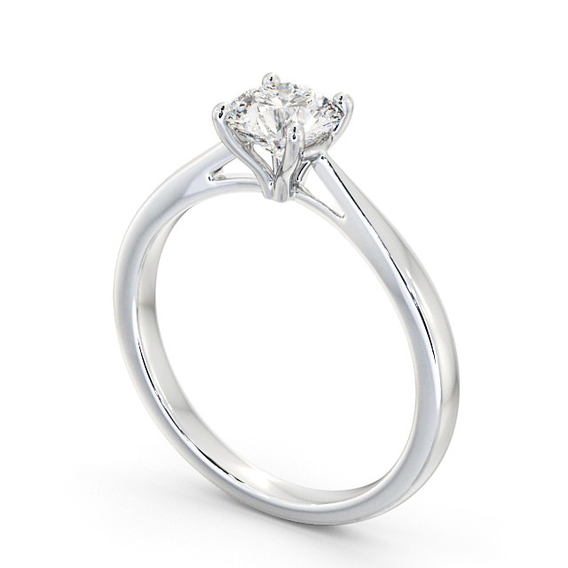 18k white gold solitaire engagement ring deals