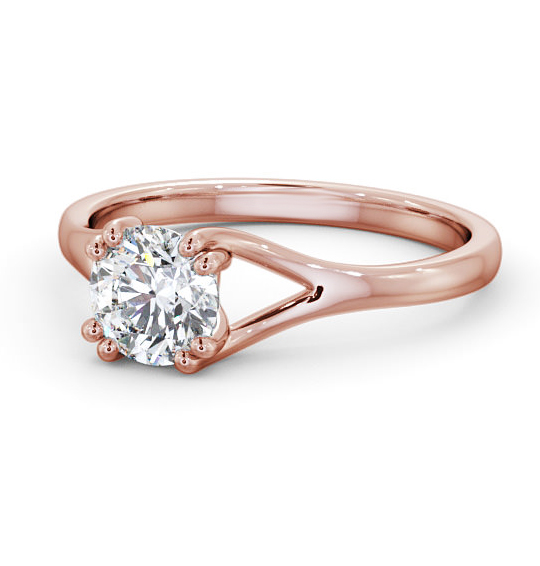 Laviana Round Diamond Engagement Ring Eight Claw Split Band ENRD135_RG_THUMB2 