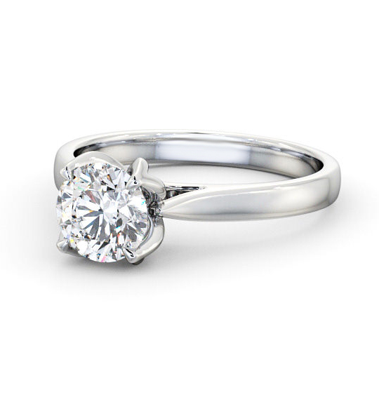 Floralie Round Diamond Engagement Ring Tulip Setting ENRD138_WG_THUMB2 