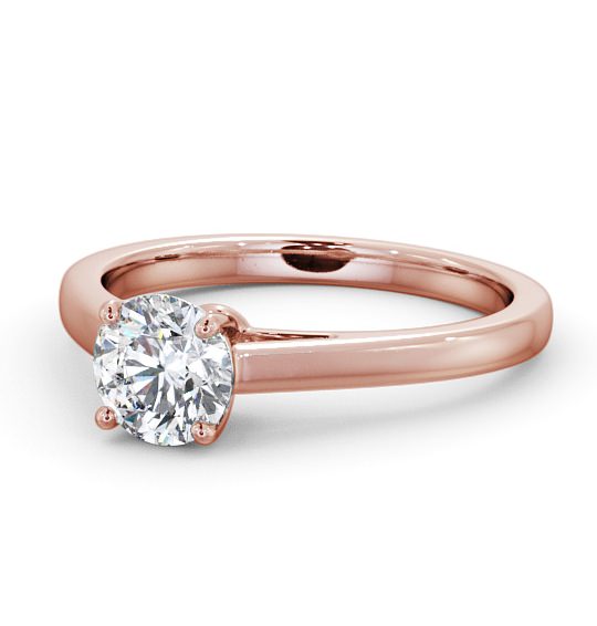 Round Diamond Engagement Ring 18K Rose Gold Solitaire - Kendal ENRD145_RG_THUMB2 
