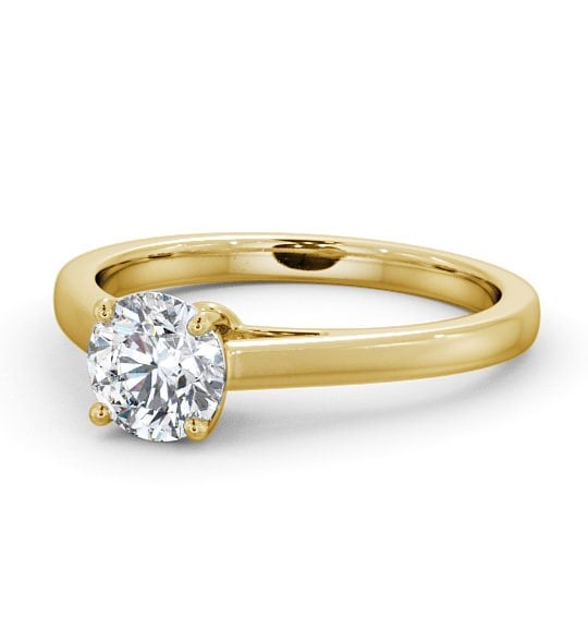  Round Diamond Engagement Ring 18K Yellow Gold Solitaire - Kendal ENRD145_YG_THUMB2 