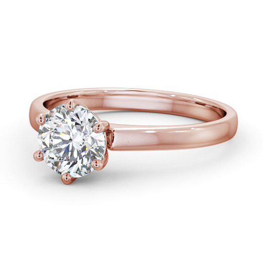 Venice Round Diamond Engagement Ring Six Claw ENRD149_RG_THUMB2 