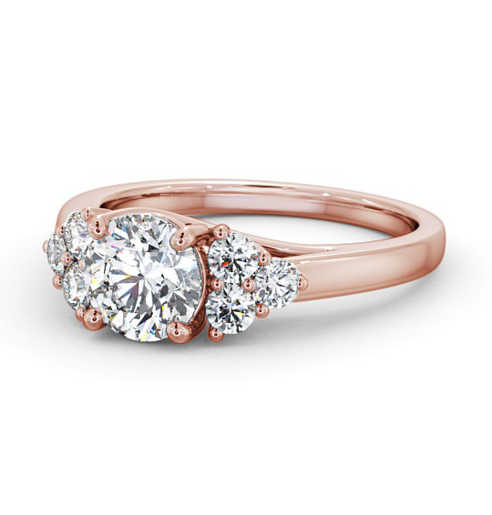 Costa Round Diamond Engagement Ring Side Stones ENRD151S_RG_THUMB2 