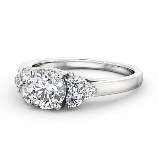 Costa Round Diamond Engagement Ring Side Stones ENRD151S_WG_THUMB2 