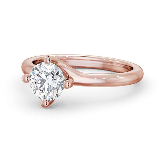 Lilley Round Diamond Engagement Ring Four Claw Rotated Head ENRD15_RG_THUMB2 