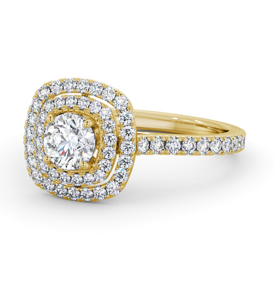 Provence Double Halo Engagement Ring Round Diamond ENRD160_YG_THUMB2 