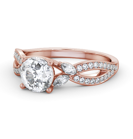 Avarn Round Diamond Engagement Ring Side Stones ENRD178S_RG_THUMB2 