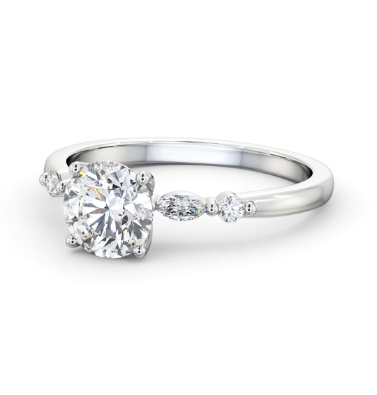 Taliah Round Diamond Engagement Ring Side Stones ENRD182S_WG_THUMB2 