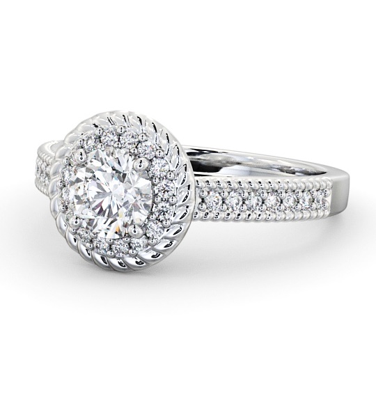 Lagan Halo Engagement Ring Round Diamond With Rope Detailing ENRD186_WG_THUMB2 