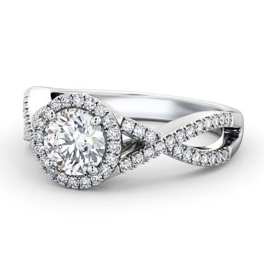 Klara Halo Engagement Ring Round Diamond Twisted Band ENRD191_WG_THUMB2 