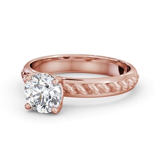 Kelsall Round Diamond Engagement Ring Rope Band ENRD199_RG_THUMB2 