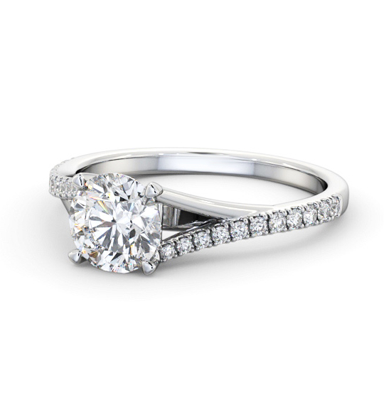 Ardington Round Diamond Engagement Ring Side Stones Split Band ENRD199S_WG_THUMB2 