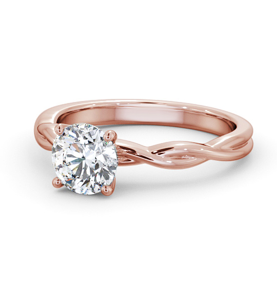 Lusby Round Diamond Engagement Ring Four Claw ENRD200_RG_THUMB2 