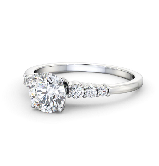 Gisella Round Diamond Engagement Ring Side Stones ENRD203S_WG_THUMB2 