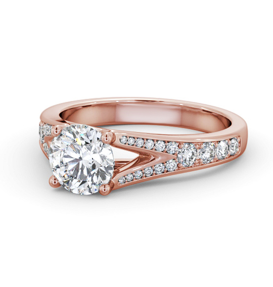 Betello Round Diamond Engagement Ring Side Stones Split Band ENRD208S_RG_THUMB2 