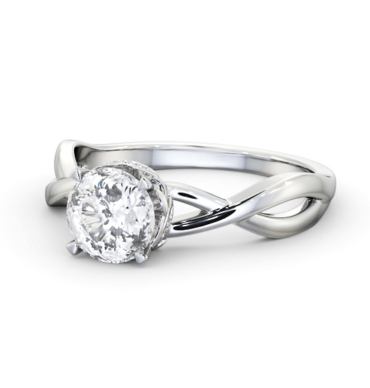 Carla Round Diamond Engagement Ring Hidden Halo Crossover Band ENRD211_WG_THUMB2 