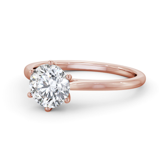 Demi Round Diamond Engagement Ring Six Claw Basket Setting ENRD219_RG_THUMB2 