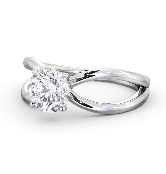 Aviana Round Diamond Engagement Ring Split Band ENRD222_WG_THUMB2 