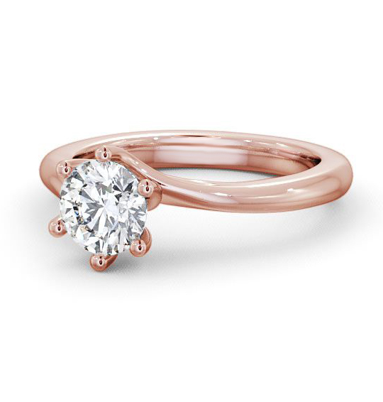 Laide Round Diamond Engagement Ring Six Claw Sweeping Band ENRD29_RG_THUMB2 