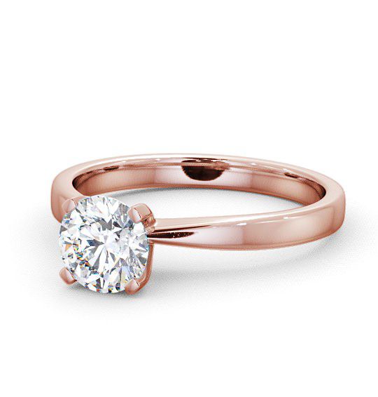  Round Diamond Engagement Ring 18K Rose Gold Solitaire - Inverie ENRD4_RG_THUMB2 