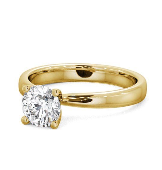  Round Diamond Engagement Ring 9K Yellow Gold Solitaire - Marley ENRD5_YG_THUMB2 