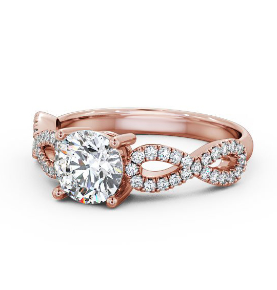 Milan Round Diamond Engagement Ring Side Stones Infinity Band ENRD84_RG_THUMB2 