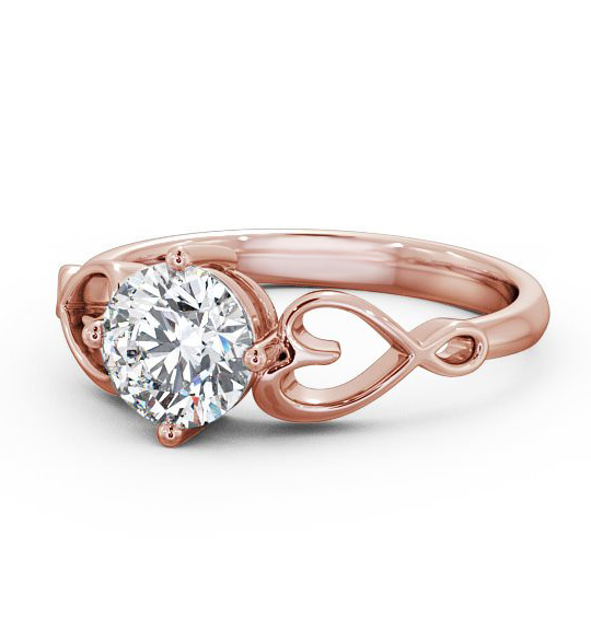 Tamara Round Diamond Engagement Ring Four Claw ENRD85_RG_THUMB2 