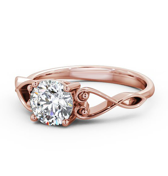 Romina Round Diamond Engagement Ring Four Claw ENRD86_RG_THUMB2 