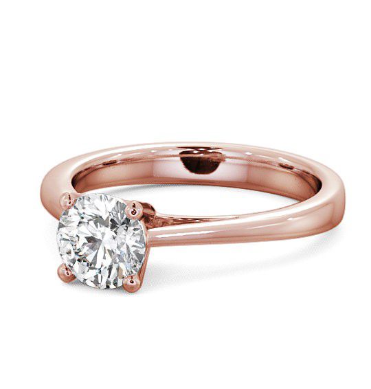  Round Diamond Engagement Ring 18K Rose Gold Solitaire - Albury ENRD8_RG_THUMB2 