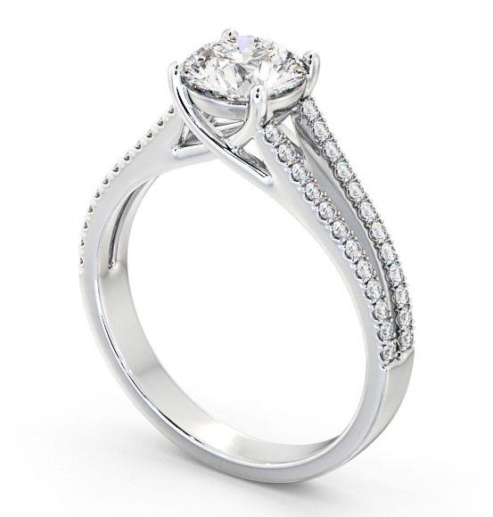 Shoulder Set Diamond Engagement Rings Angelic Diamonds