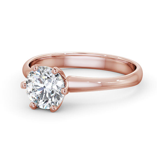 Sileas Round Diamond Engagement Ring Six Claw Basket Setting ENRD99_RG_THUMB2 