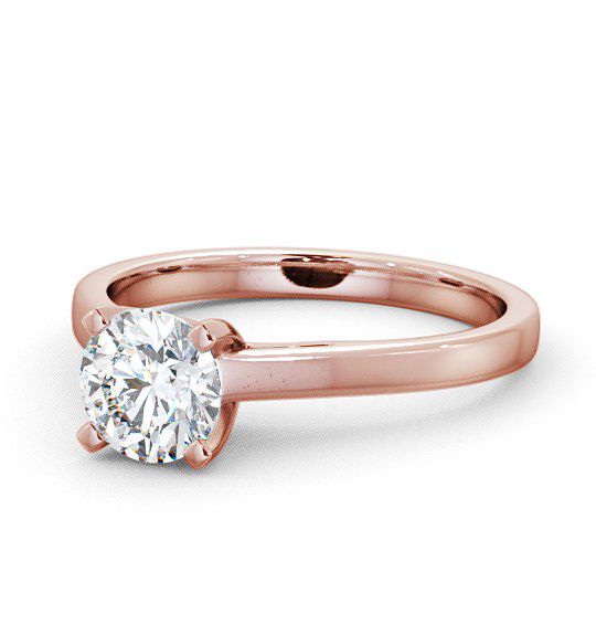  Round Diamond Engagement Ring 9K Rose Gold Solitaire - Rewe ENRD9_RG_THUMB2 