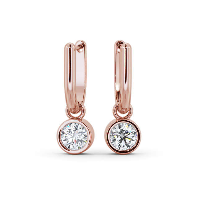 Solitaire diamond hotsell drop earrings