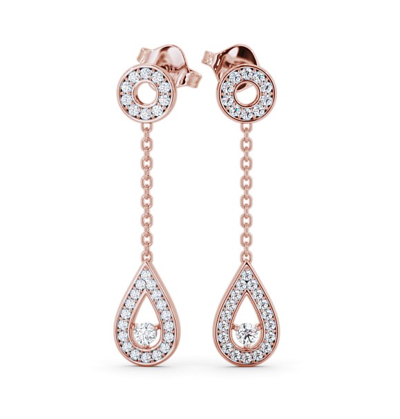 Naunton Drop Earrings Round Diamond ERG102_RG_THUMB2 