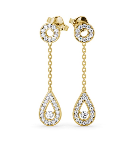 Naunton Drop Earrings Round Diamond ERG102_YG_THUMB2 